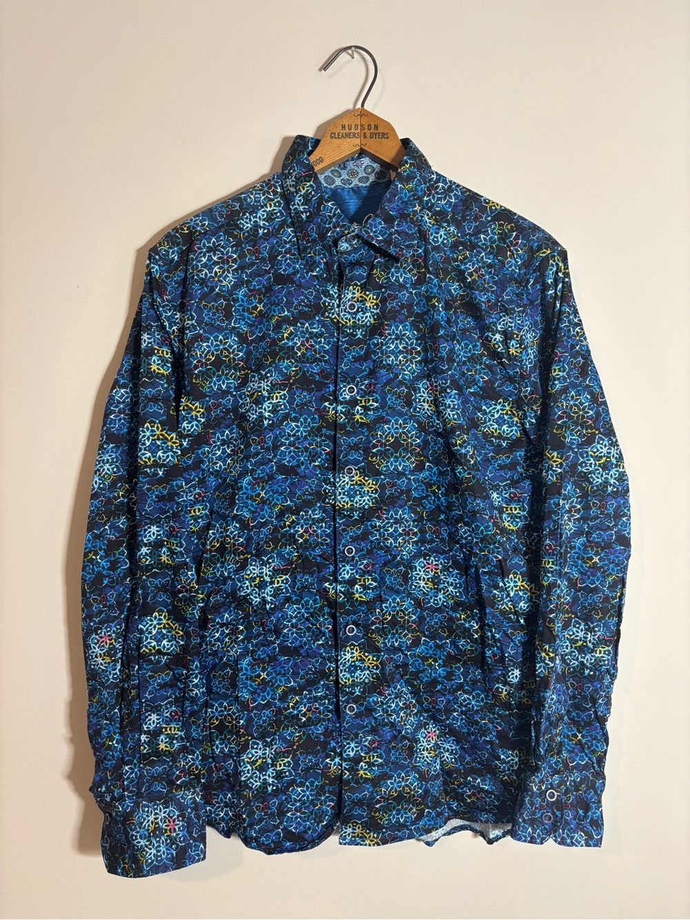 Robert Graham Abstract Multicolor Button Up Shirt Large